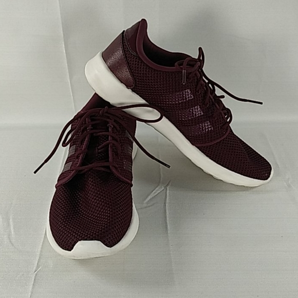 adidas Shoes Adidas Maroon Cloudfoam Qt Running Shoes 75 adidas Shoes Adidas Maroon Cloudfoam Qt Running Shoes 75